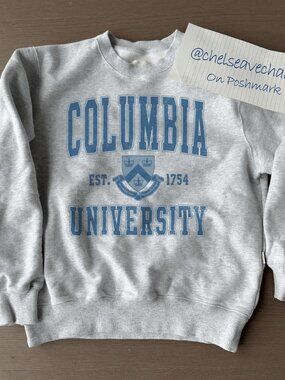 Vintage Columbia University EST 1754 Sweatshirt, New York City Men Women Shirt